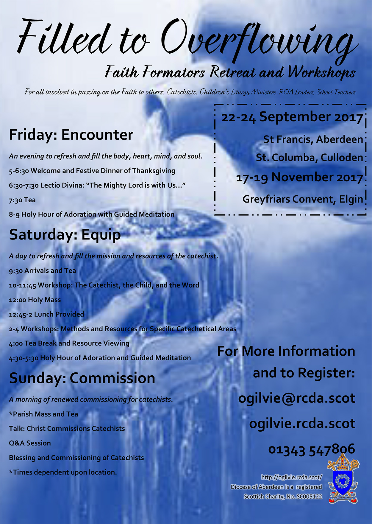 FilledtoOverflowingCatechistRetreat Ogilvie Centre